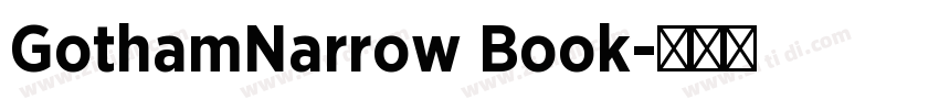 GothamNarrow Book字体转换